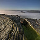 1530-Curbar-Mist-and-Rock Chris Gilbert, Ravenseye Gallery, Peak District, Photographs, Courses